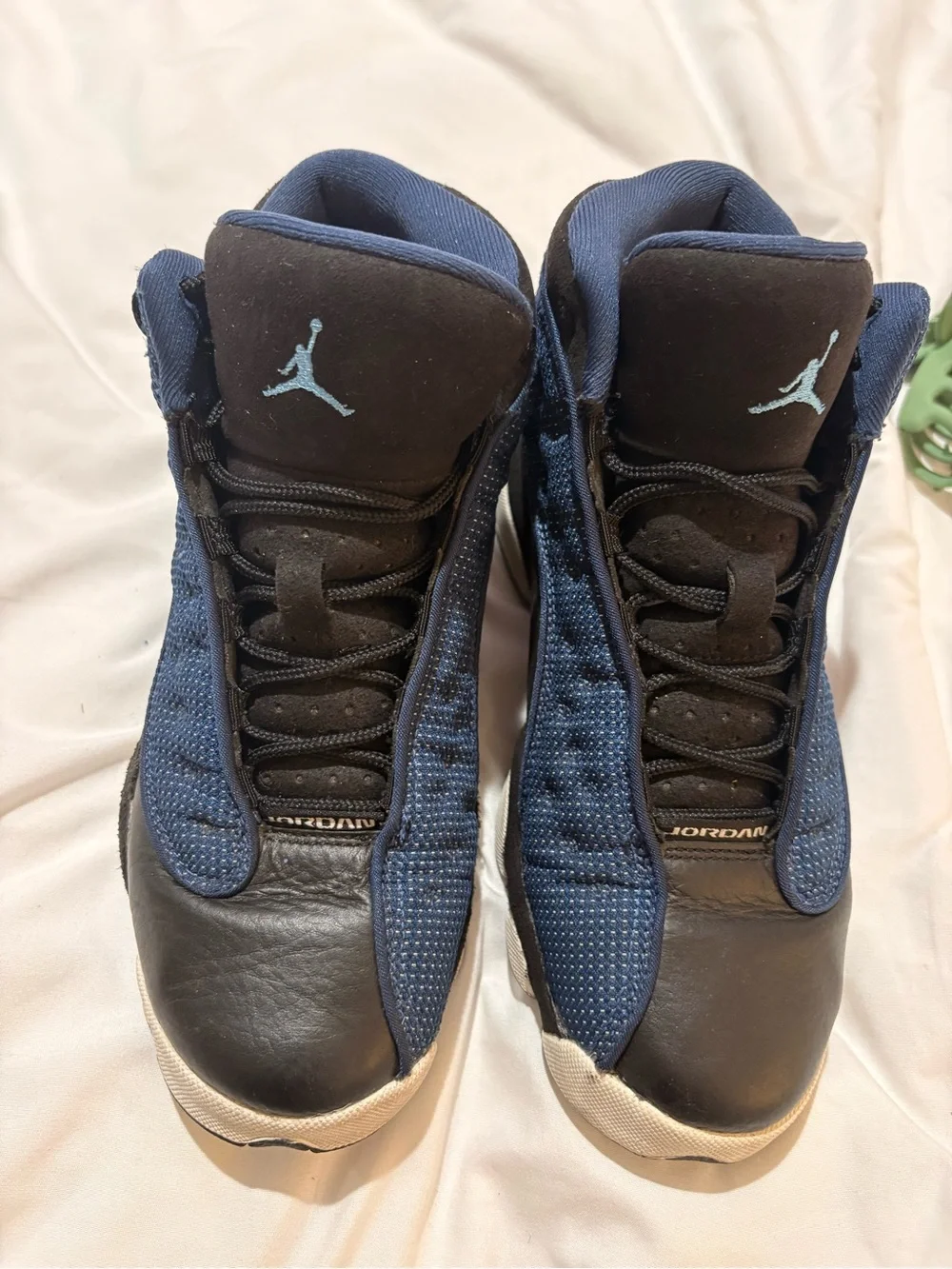 Air Jordan Retro 13 Style Navy & Black Basketball Sneakers 5.5(big boy) no box!!
